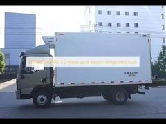 Sinotruk HOWO 4,2-метровый электрический грузовик-рефрижератор